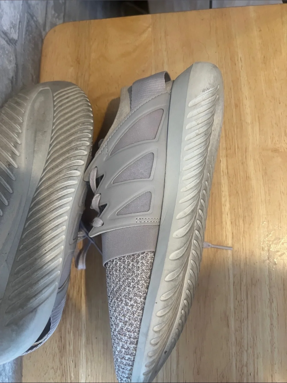 adidas Women's Slip-On Knit Sneakers in light purple